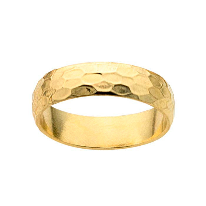 12/20 Yellow Gold-Filled Snakeskin Textured Band