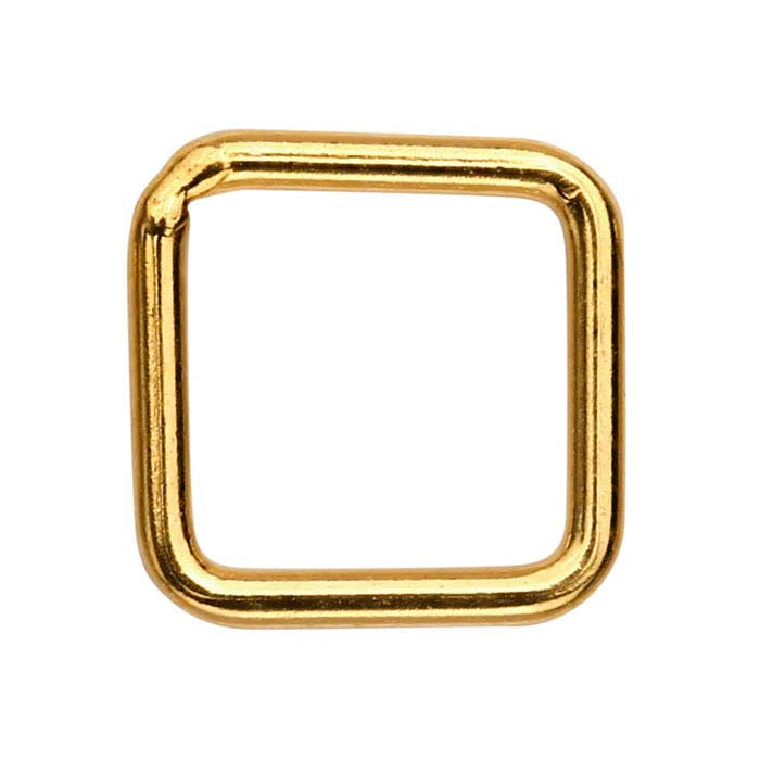 14/20 Yellow Gold-Filled Square Closed Ring