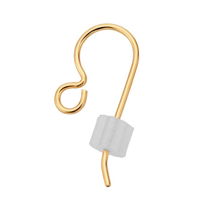 Weißer, geriffelter Silikon-Ohrdrahtschutz