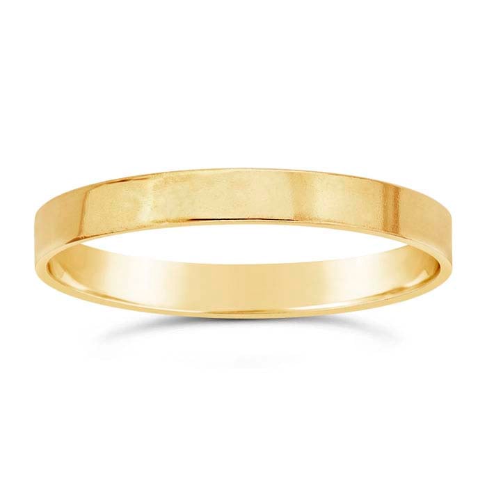 14/20 Yellow Gold-Filled Flat Wire Stackable Ring