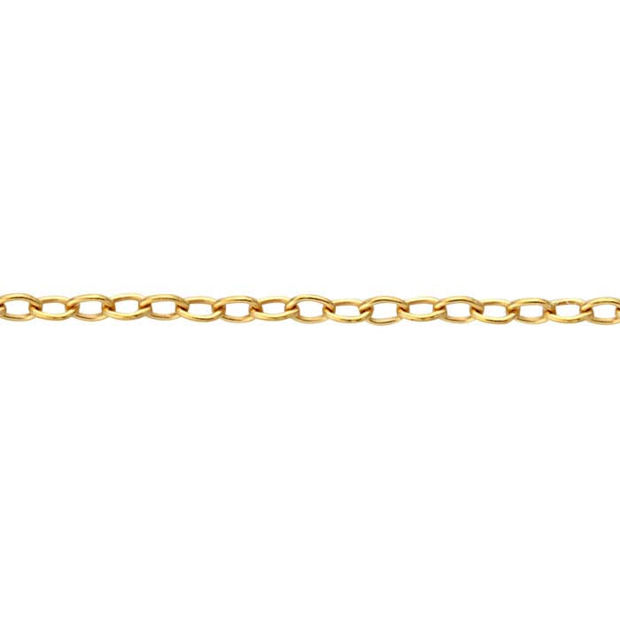 14/20 Yellow Gold-Filled Add-A-Bead Cable Chain Necklaces, Adjustable