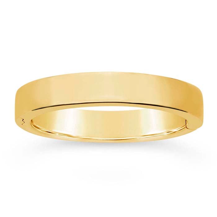 14K Yellow Gold EasyFit Hinged Wedding Band