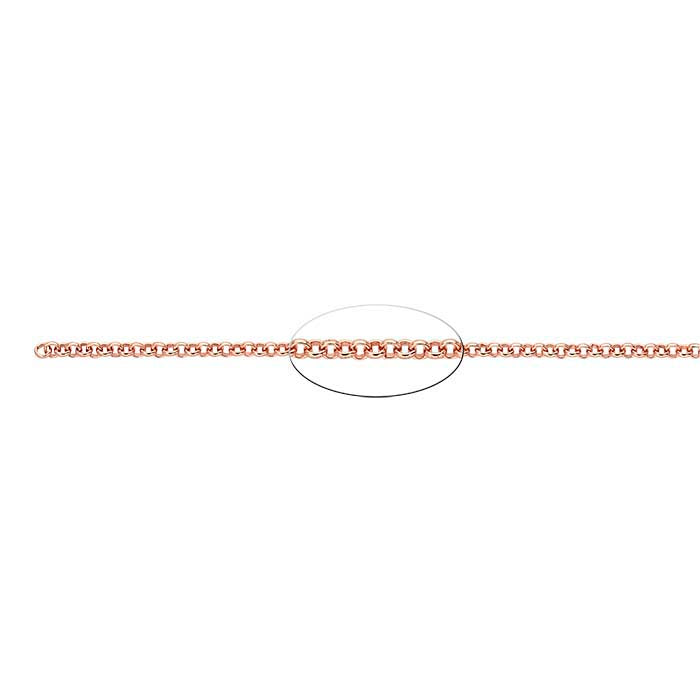 Copper Rolo Chain, 6.1 m. Spool