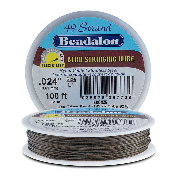 Beadalon® Professional Series 49-Strand Bronze Wire