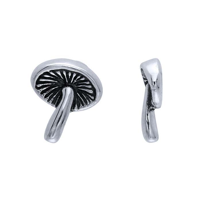 Sterling Silver Mushroom Component