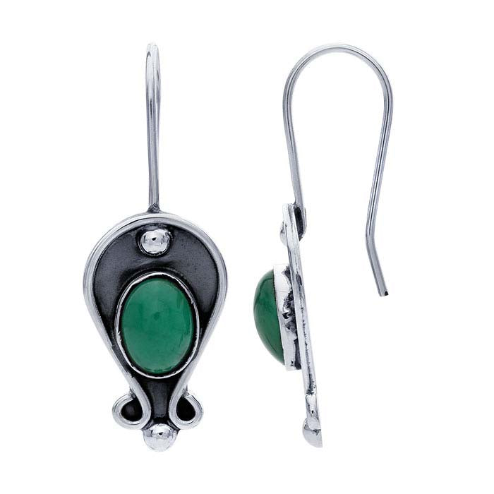 Sterling Silver Tulip Earrings