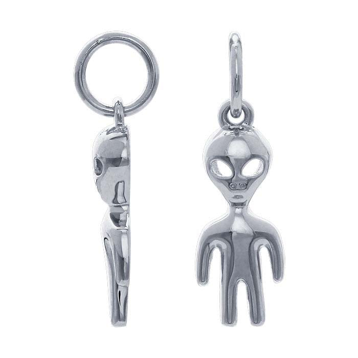 Sterling silver 3D Alien Body Pendant