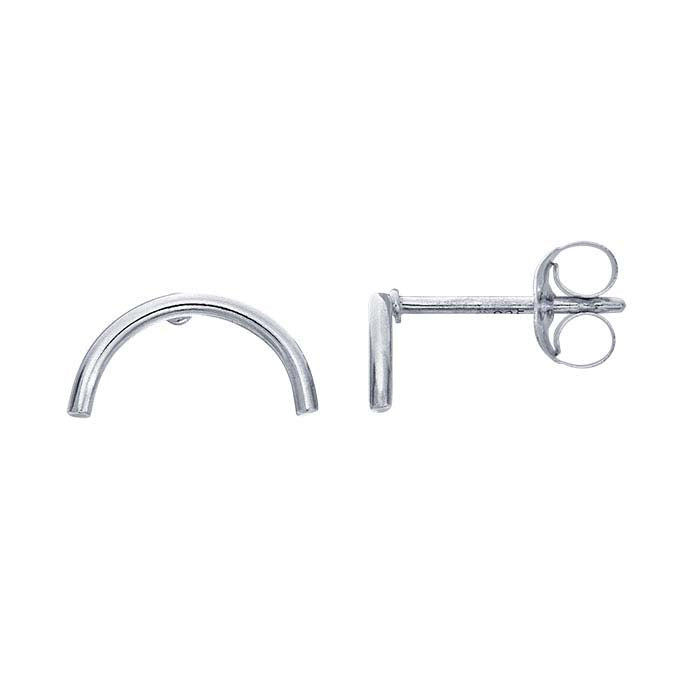 Sterling Silver Small Arch Post Earrings