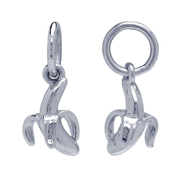 Sterling Silver Banana Charm