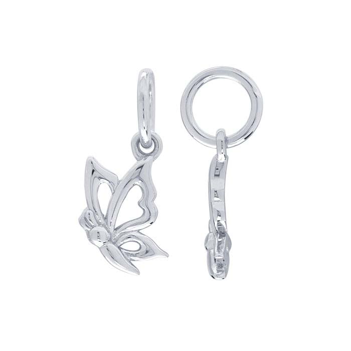 Sterling Silver Butterfly Charm