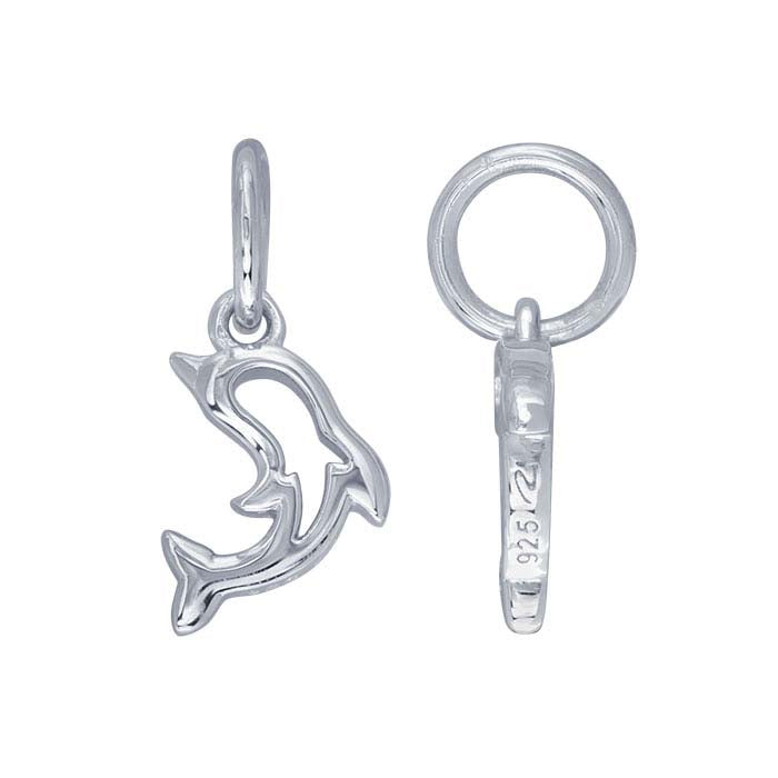 Sterling Silver Dolphin Charm