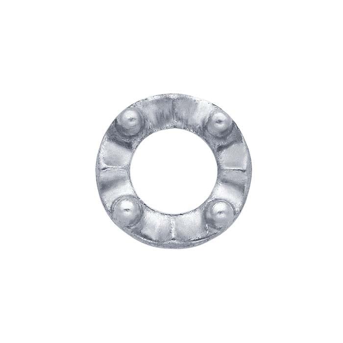 Sterling Silver Round Illusion Setting