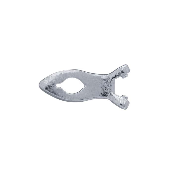 Sterling Silver Heavy Safety Catch
