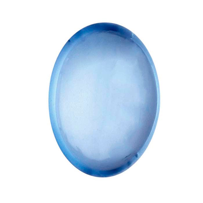 Swiss-Blue Topaz Oval Cabochon