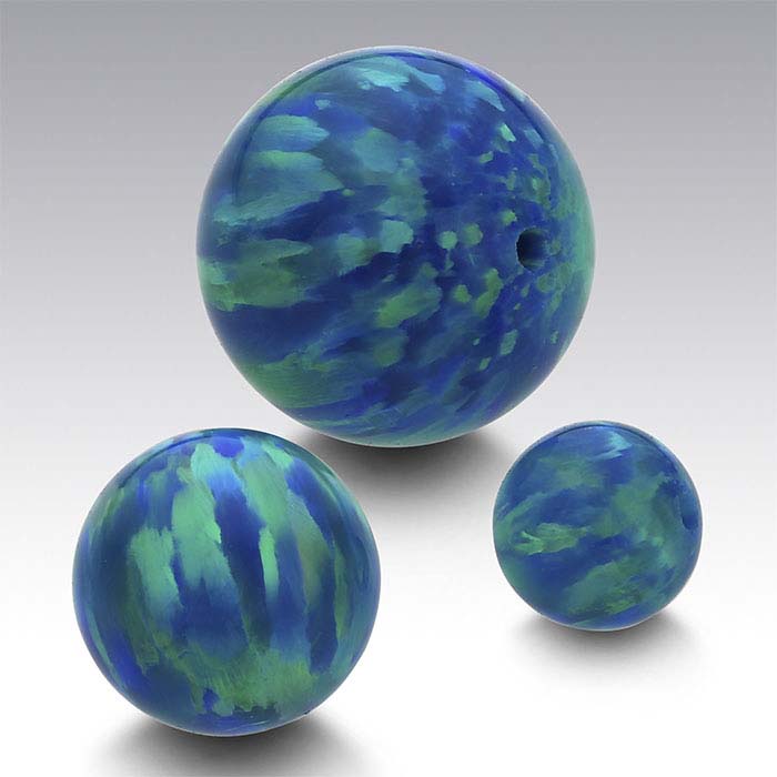 Kyocera Påfugleopal 4mm Perle