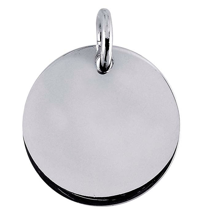 Sterling Silver Round Pendant