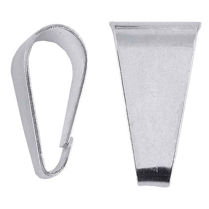 Sterling Silver Snap-on Pendant Bail