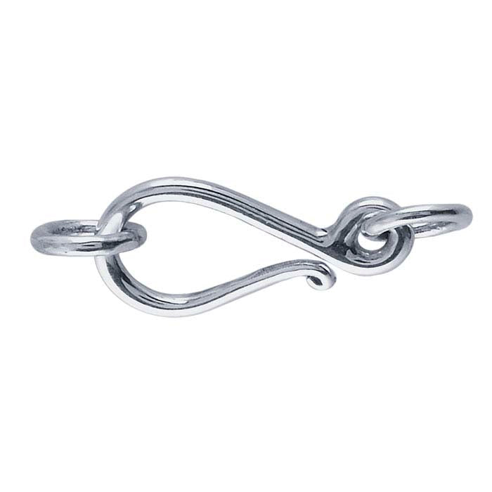 Verschluss aus Sterlingsilber mit Haken und Öse