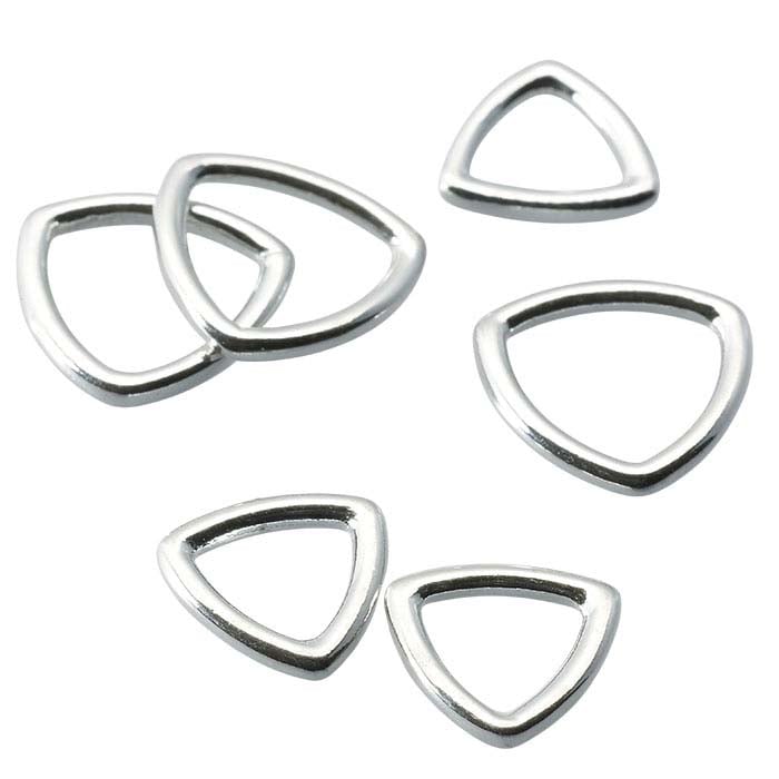 Sterling Silver Triangle Closed Ring