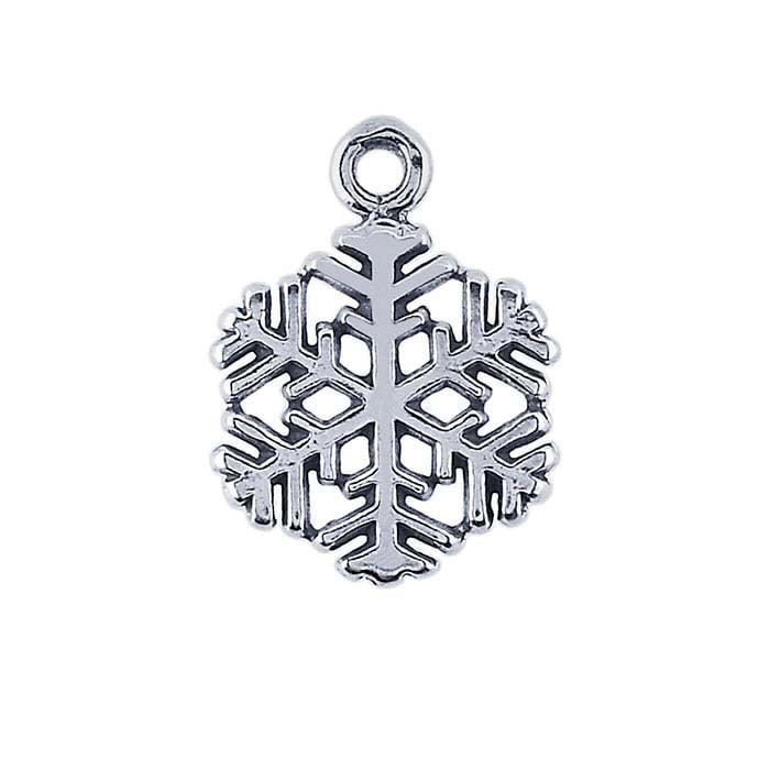 Sterling Silver Snowflake Charm