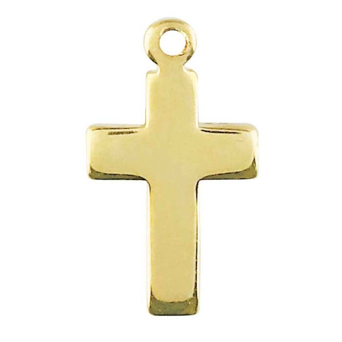 14/20 Yellow Gold-Filled Cross Pendant