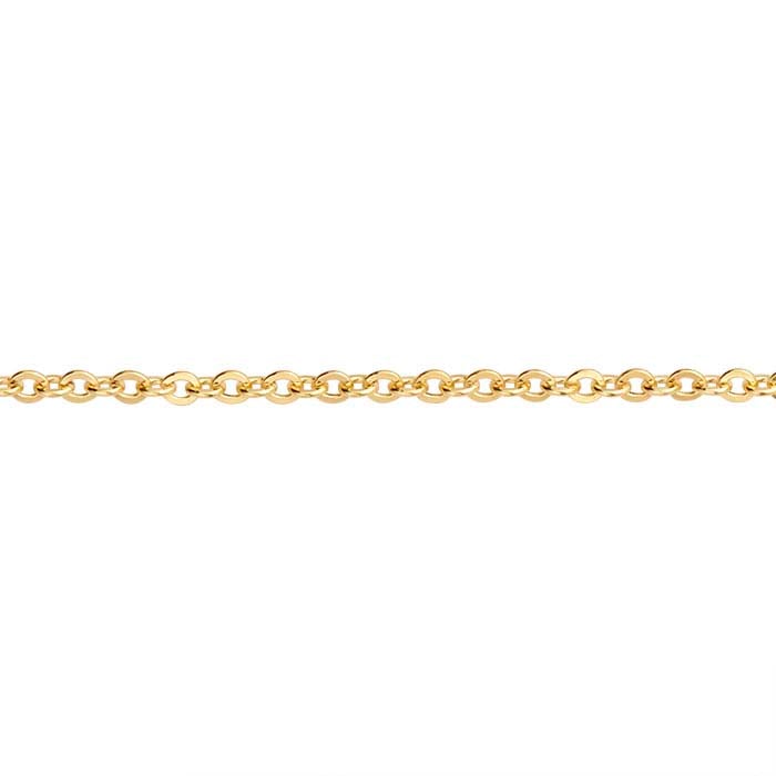 14/20 Yellow Gold-Filled Flat Oval Cable Chain