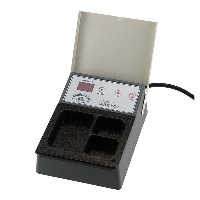 Digital Three-Well Wax-Melting Pot with Lid