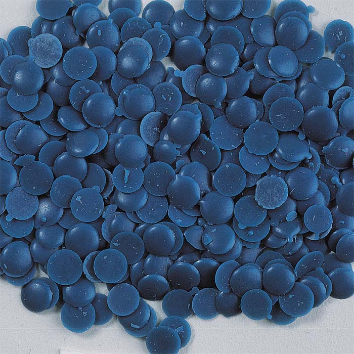 Blåt skærbart injektionsvoks, 2,27 kg.