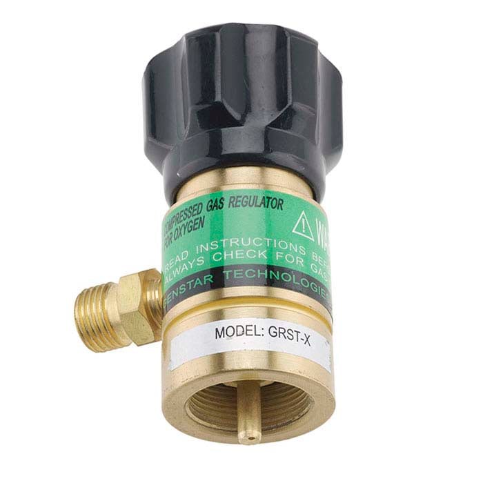 Non-Gauge Regulator for Disposable Oxygen Tank