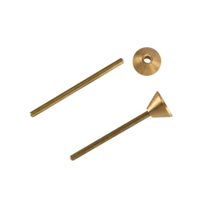 Rio Grande Brass 3.17mm Sprue Former & Rod Set, Pkg of 10