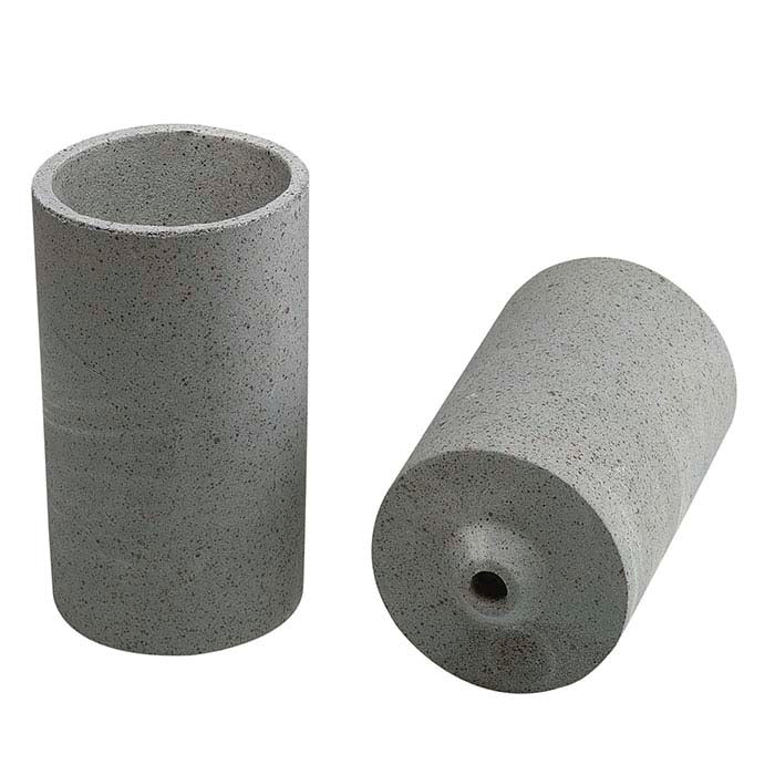 Silicon Carbide Casting Crucible for Memco InductoVac, 104-Ozt.