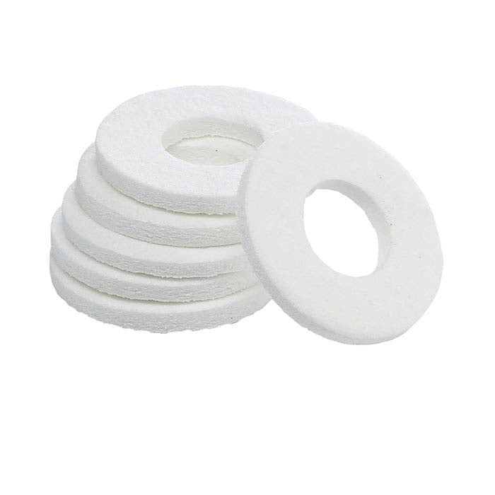 حامل بوتقة خزفي مع حشية داخلية لـ J-5 و J-10 و J-15