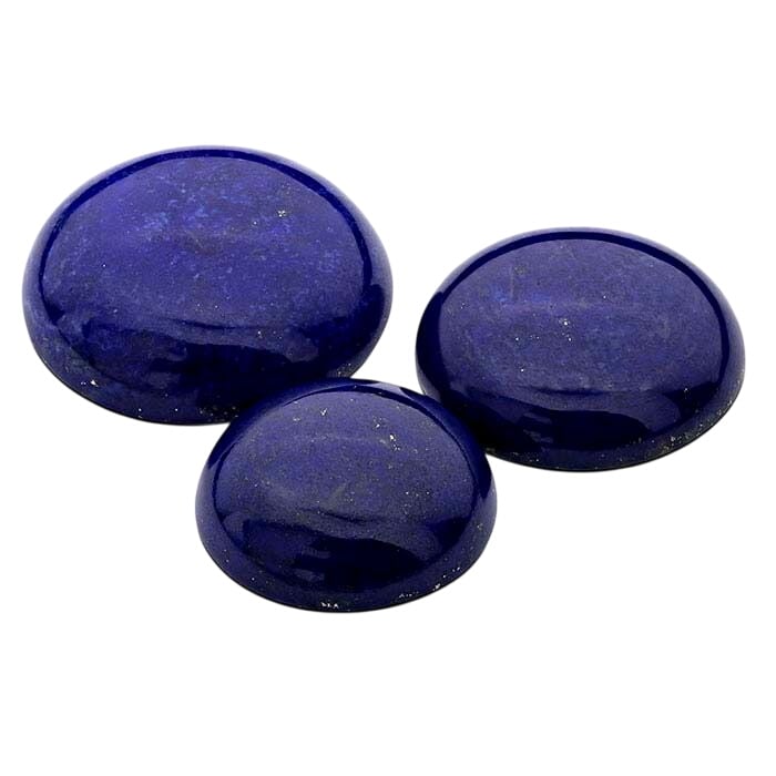 Lapis Lazuli Round Cabochons, AA-Grade