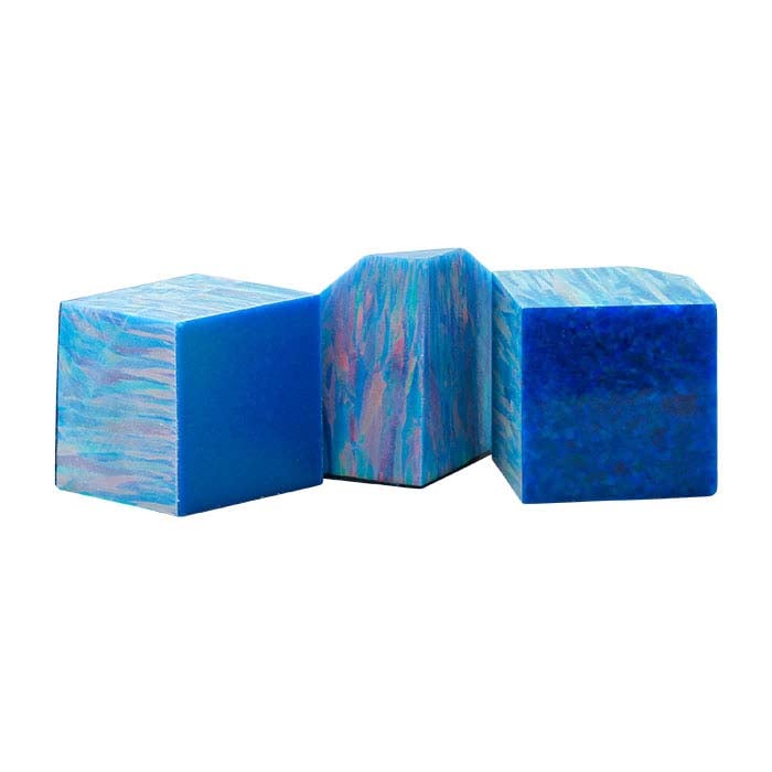 Kyocera Multi-Teal Opal 19.05mm x 19.05mm Block