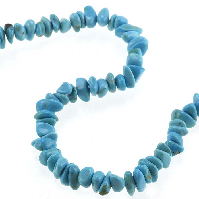Chinese Turquoise Nugget Bead Strand