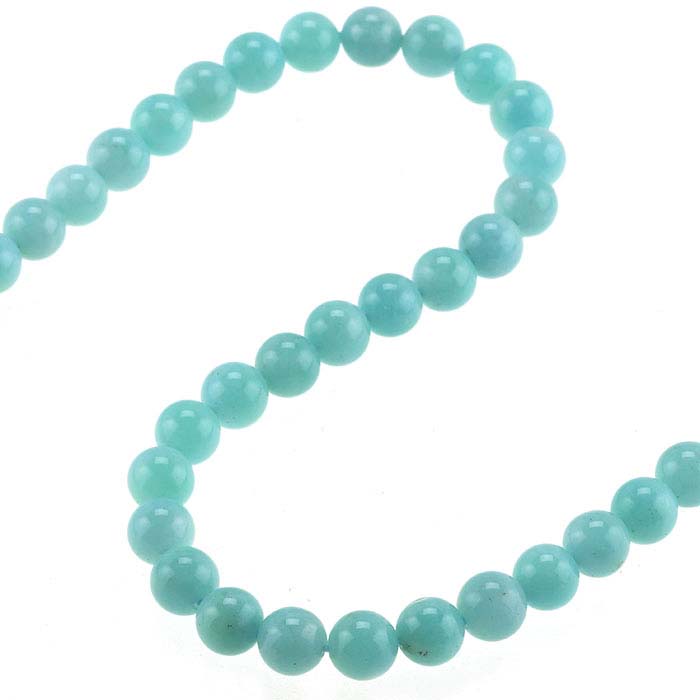 Amazonite Round Bead Strand, A-Grade