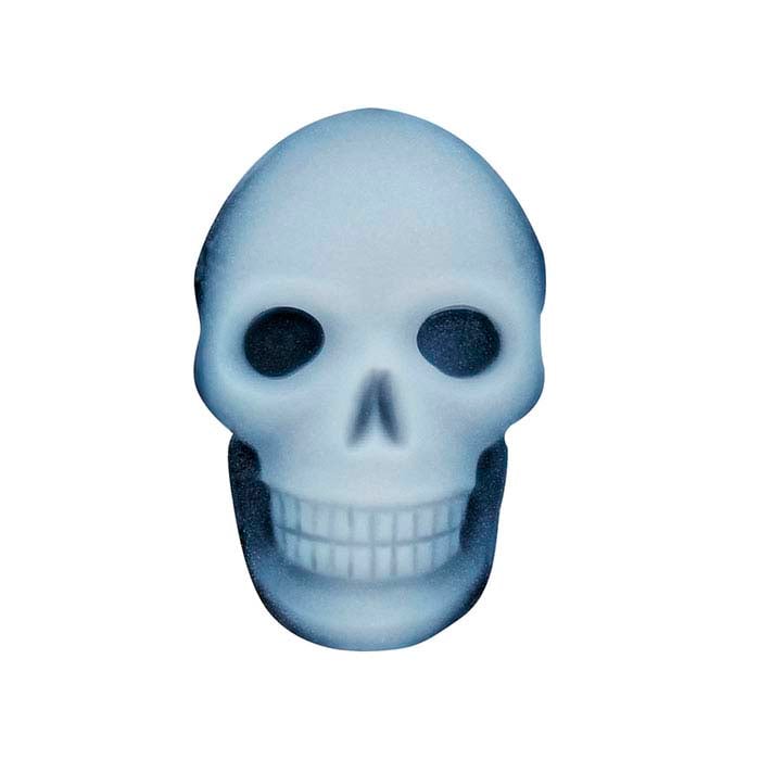 Sort Agat 20 x 13mm Oval Kranie Cameo