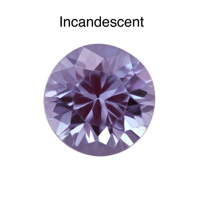 Lab-Grown Alexandrite Round Faceted Gemstone