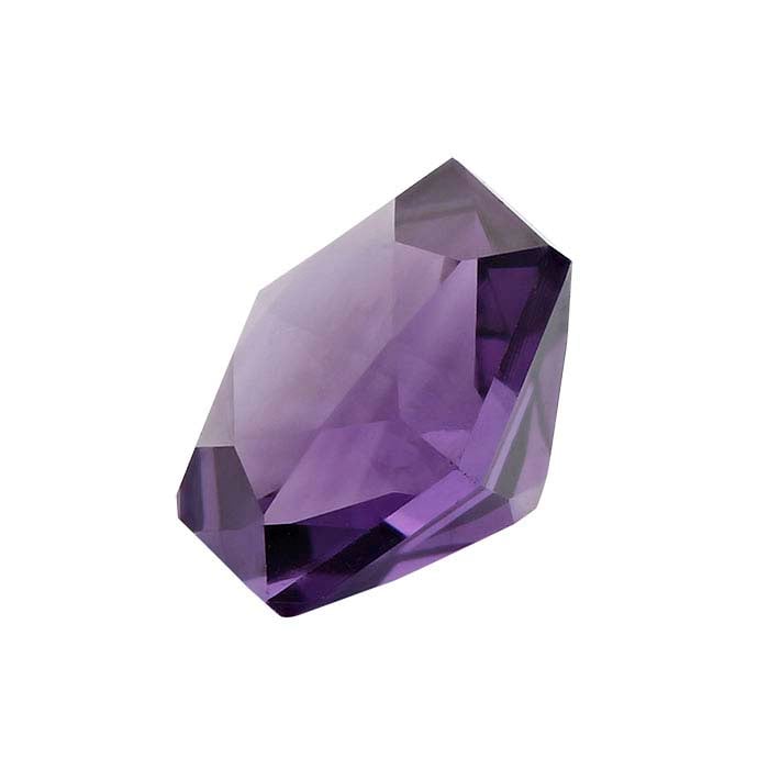 Amethyst Hexagon Faceted Gemstone