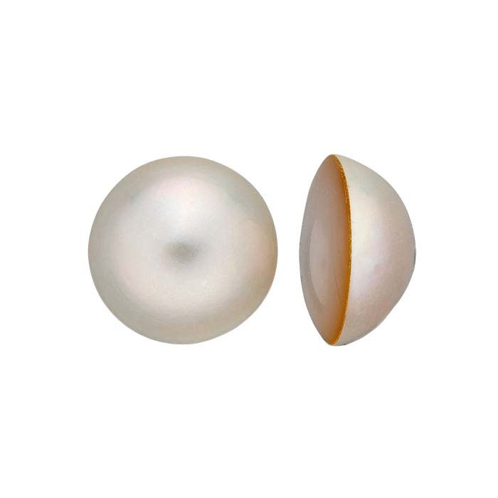 لؤلؤ مابي مزروع في المياه العذبة 10–11 مم، أبيض