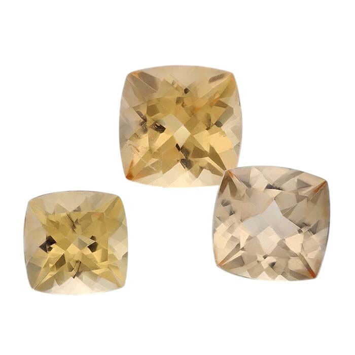 Precious Topaz Cushion Faceted Gemstone