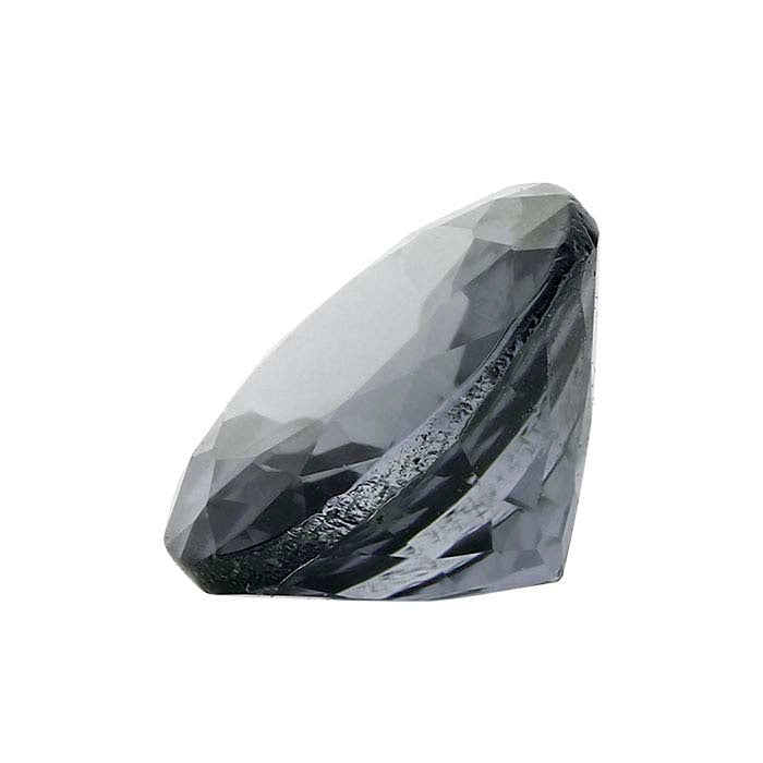 Gray Spinel Round Faceted Gemstone