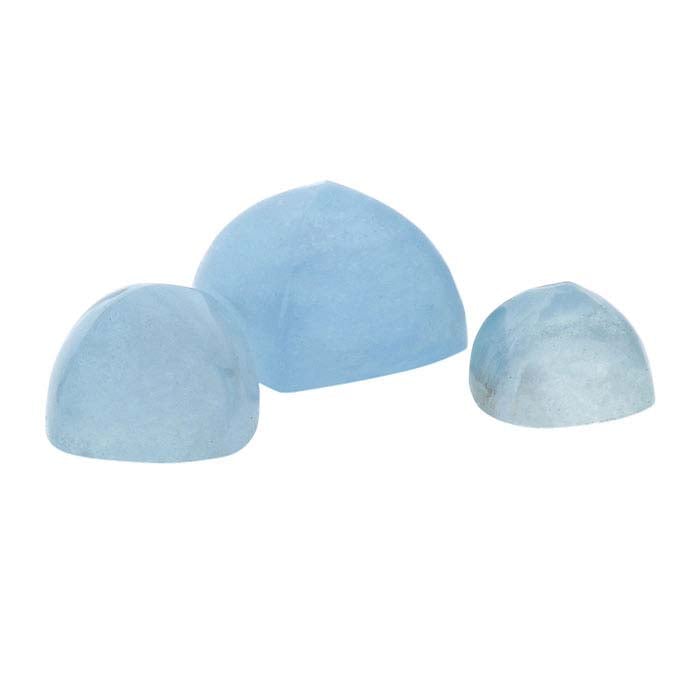 Aquamarine Cushion Sugarloaf Cabochon
