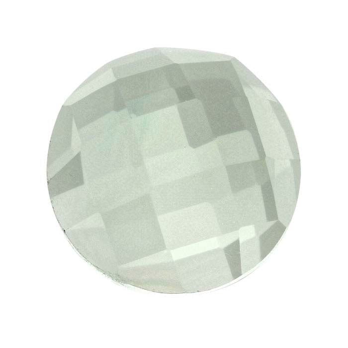 Quarzo Verde Cabochon Rotondo Rose-Cut 10mm