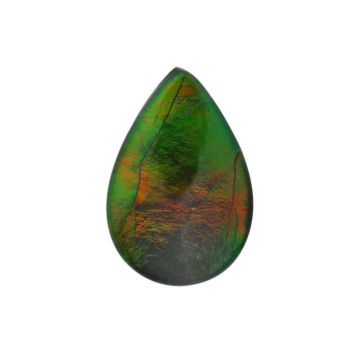 Korite Ammoliet 7 x 5mm Peervormige Triplet Cabochon