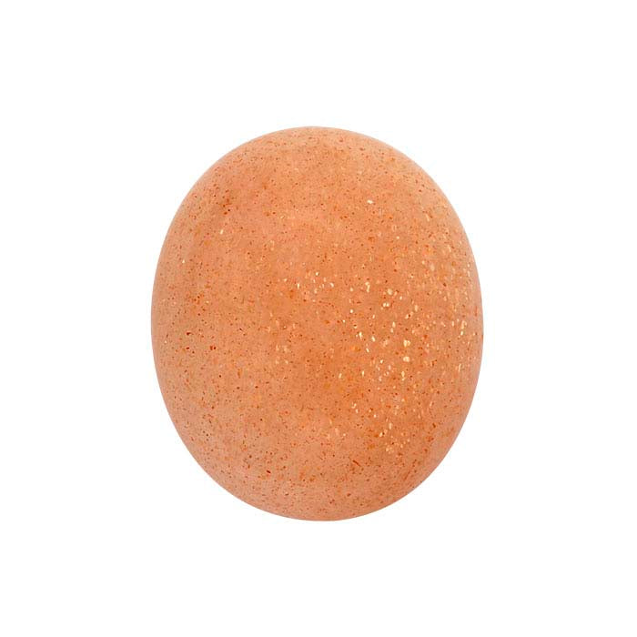 Sunstone 12 x 10mm Oval Cabochon