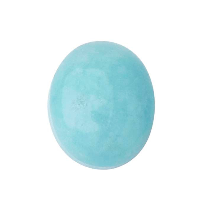 Amazonit 12 x 10 mm ovaler Cabochon, AA-Qualität
