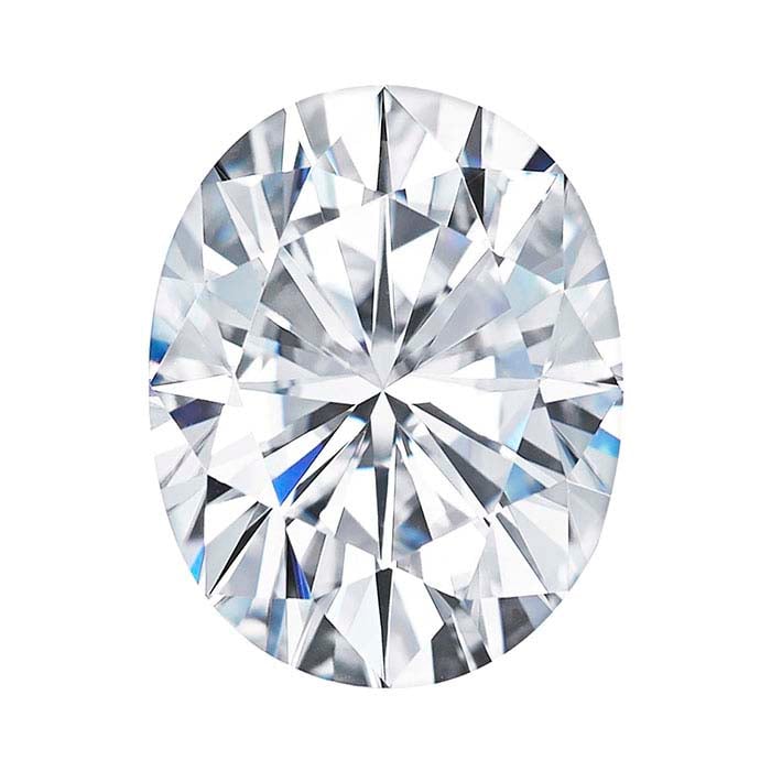Charles & Colvard® Forever One™ Moissanite 6 x Oval Faceted Gemstone, D-F Color