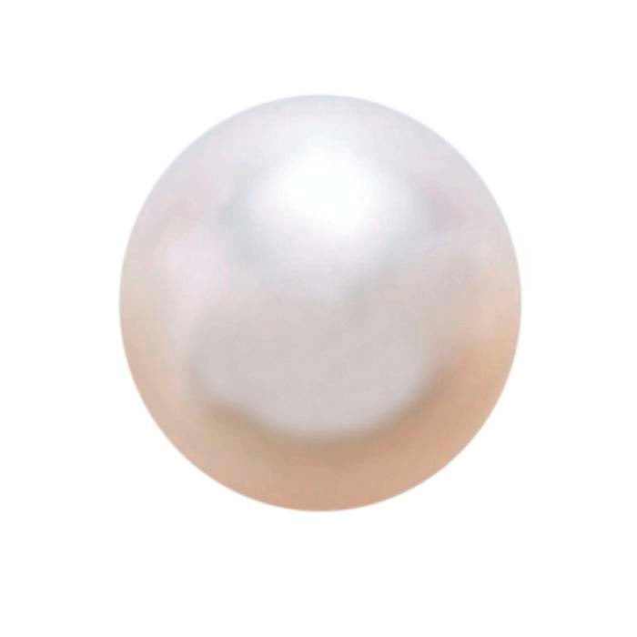 Akoya Cultured 7–7.5mm Round Pearl, White, A-Grade