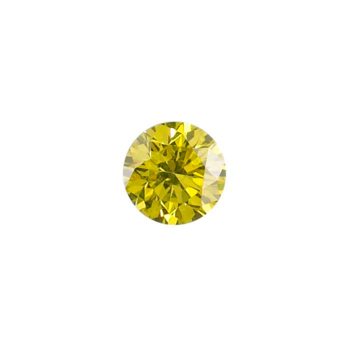 Treated Yellow Diamond 0.02-Ct. Round, SI